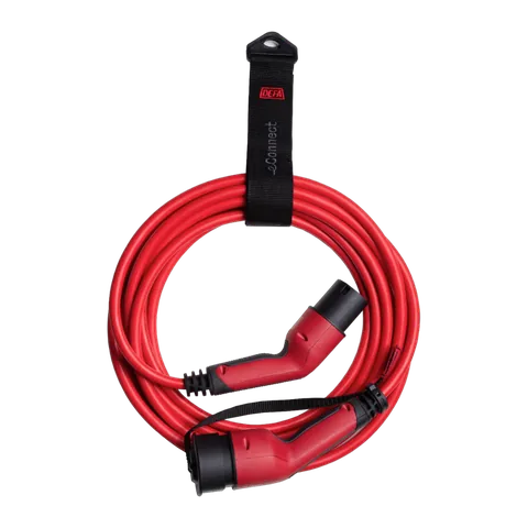 DEFA eConnect Laddkabel Elbil Typ 2 - 3-fas 22 kW